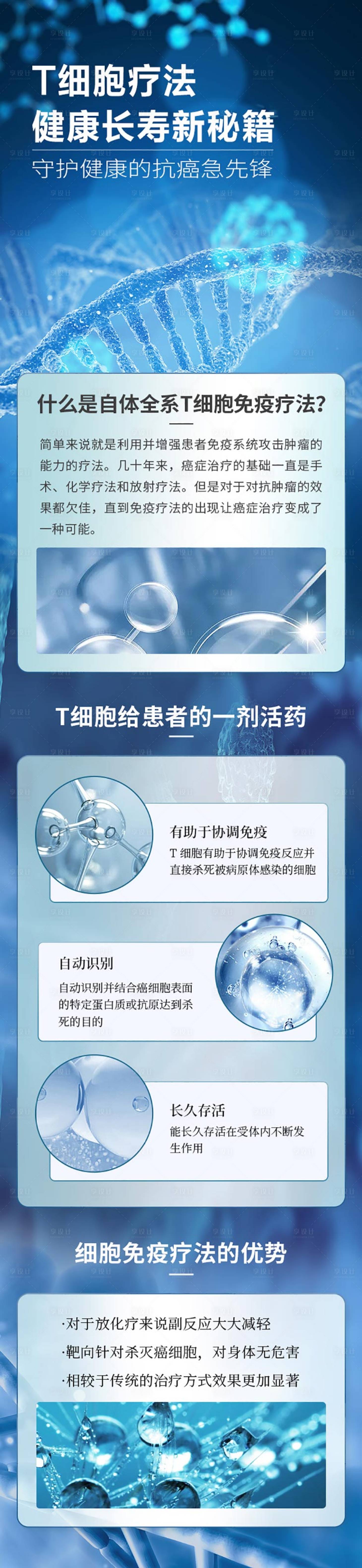 源文件下载【享设计】搜索编号：16250015515651549【生物启源免疫疗法(自体全系T细胞)】