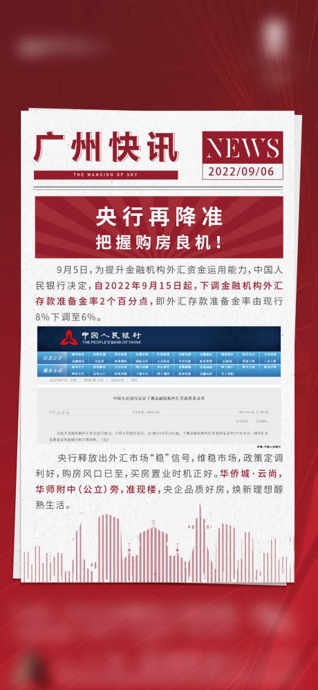 源文件下载【地产政策促销活动海报】编号：52430015548013194