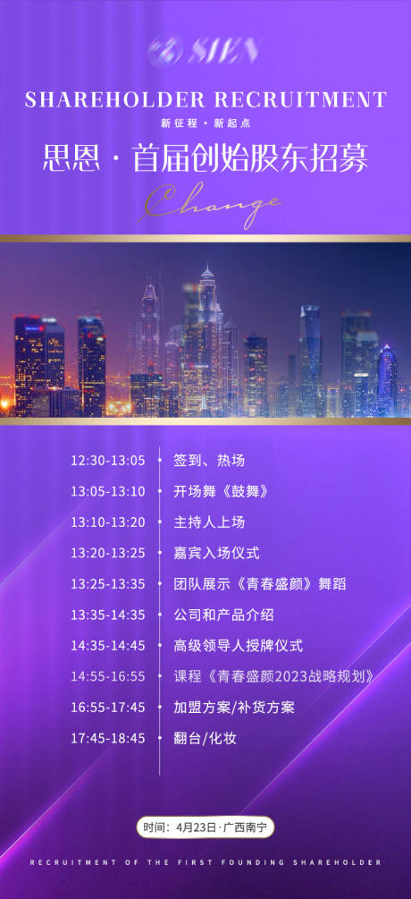 源文件下载【会议流程海报】编号：86580015610905641
