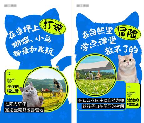 源文件下载【猫咪异形海报】编号：84630015230633735