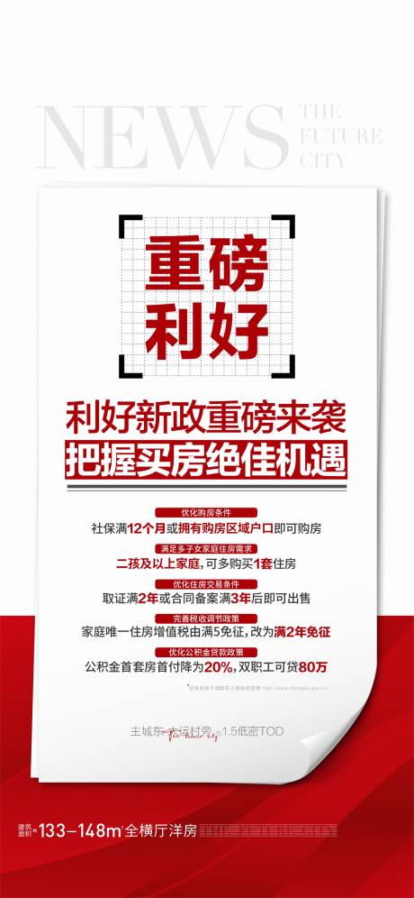 源文件下载【地产政策信息海报】编号：20230323131421699