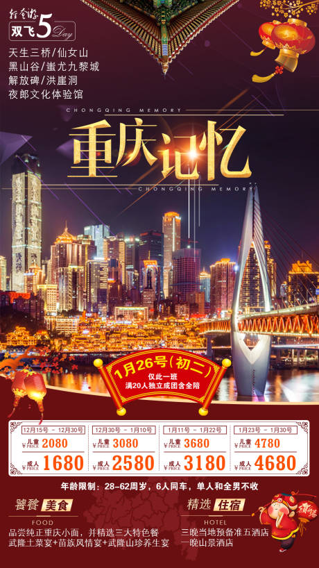 重庆记忆旅游海报-源文件【享设计】