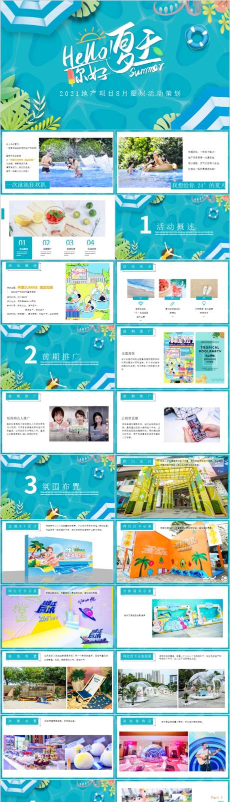 源文件下载【地产清凉无限主题活动方案PPT】编号：54510015355147602