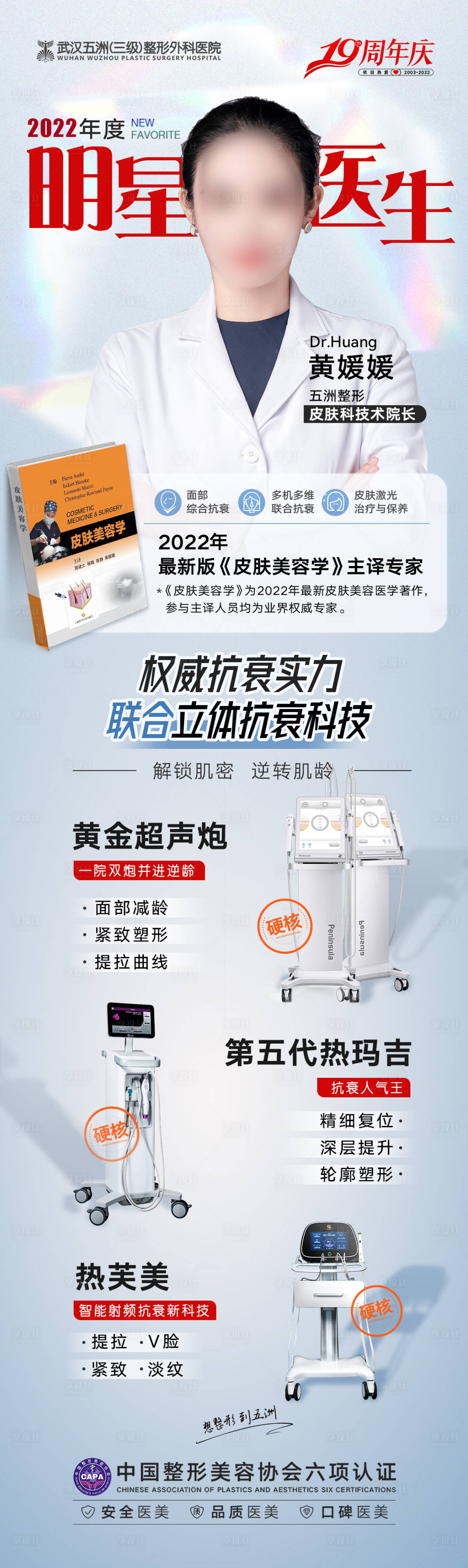 源文件下载【享设计】搜索编号：83460015457418604【医美明星医生仪器宣传海报】