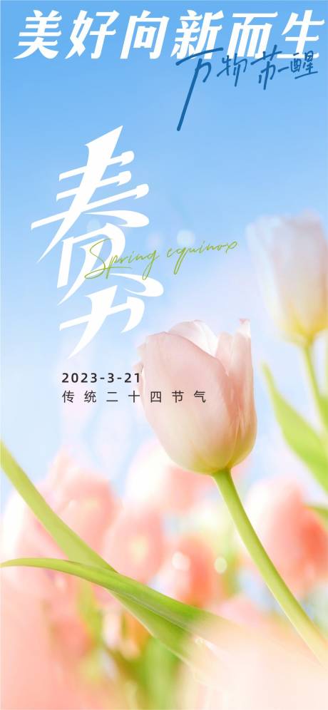 源文件下载【春分海报】编号：61400015408577880