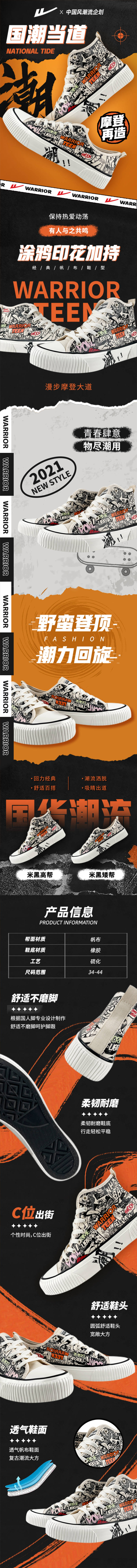 源文件下载【帆布鞋电商详情页】编号：37900015289173688