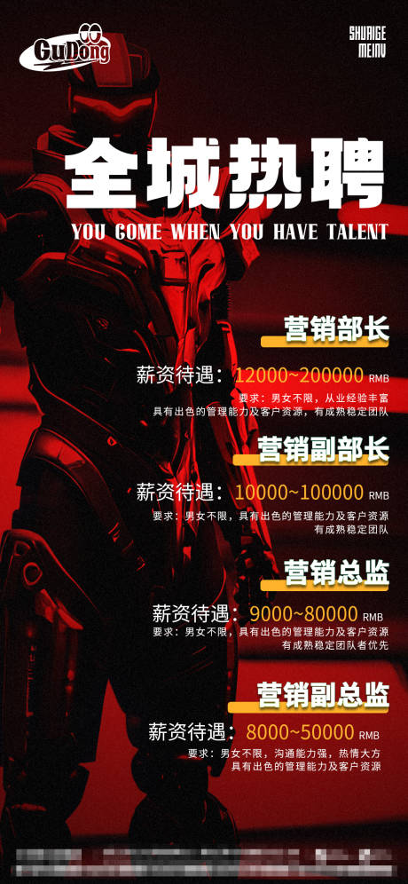 源文件下载【酒吧招聘海报】编号：85700015729363674