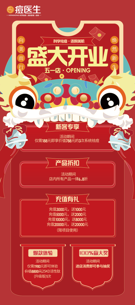 源文件下载【中国风盛大开业展架】编号：72690015730049614