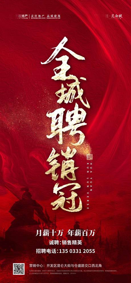 源文件下载【招聘销冠海报】编号：17110015521164092