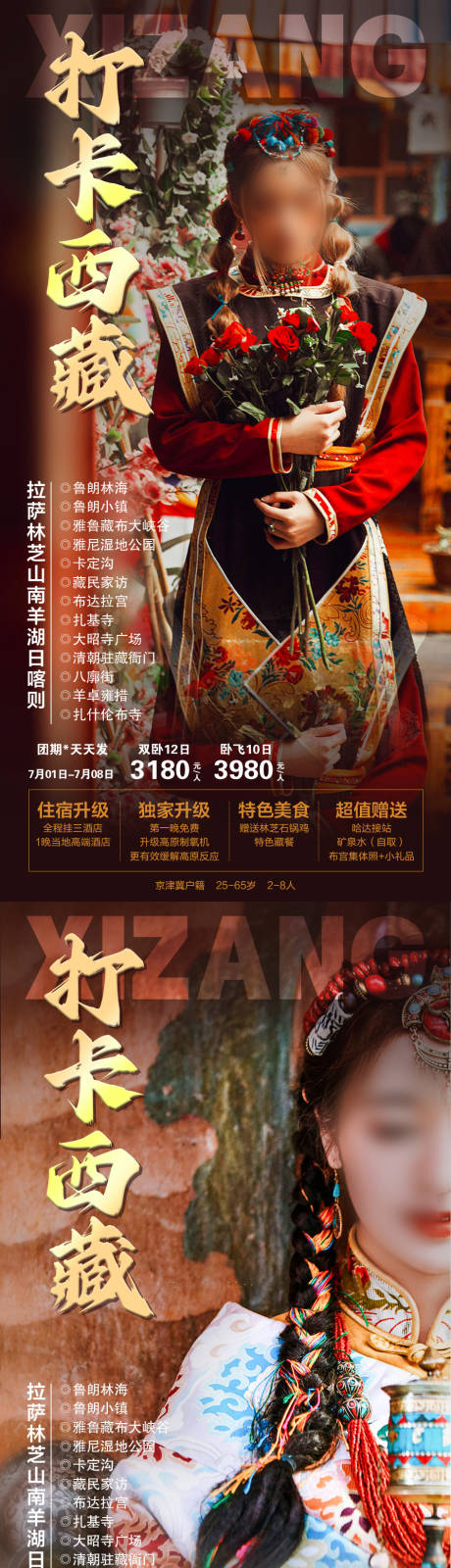 编号：20230314114506992【享设计】源文件下载-打卡西藏旅游系列海报
