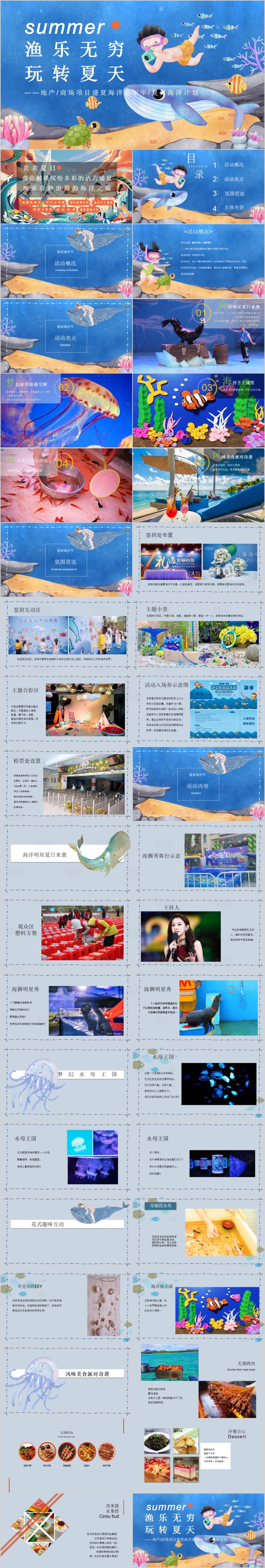 源文件下载【享设计】搜索编号：69100015782136732【地产夏日海洋计划主题活动方案PPT】
