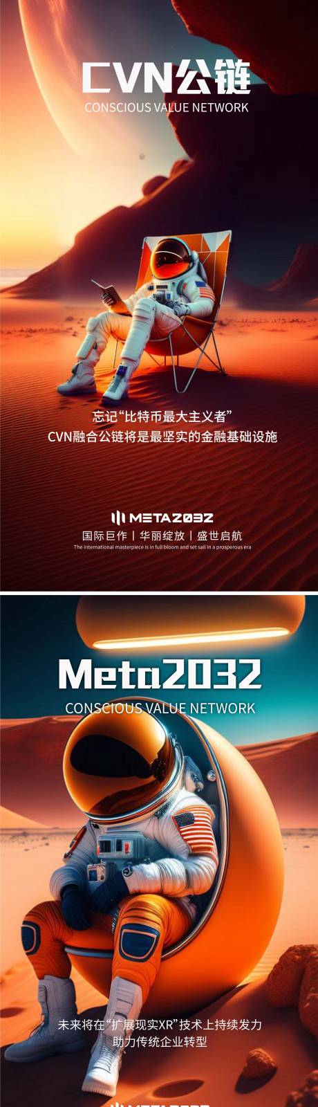 源文件下载【海报炫酷区块链 宇宙 元宇宙系列海报】编号：17360016095786805