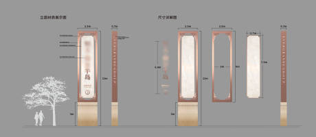 源文件下载【地产户外精神保垒导视指示架】编号：20230420144229862