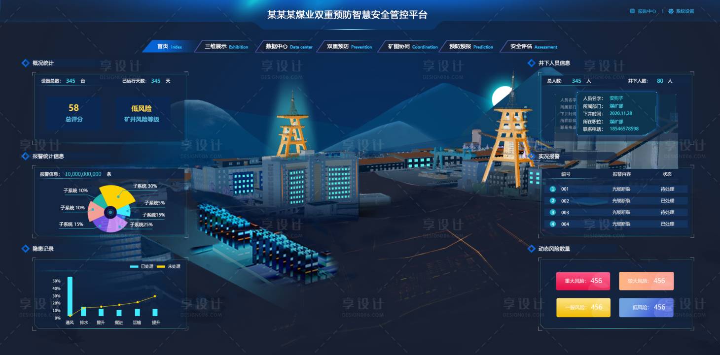 源文件下載【享設計】搜索編號：16230015992302128【科技感數據可視化UI】