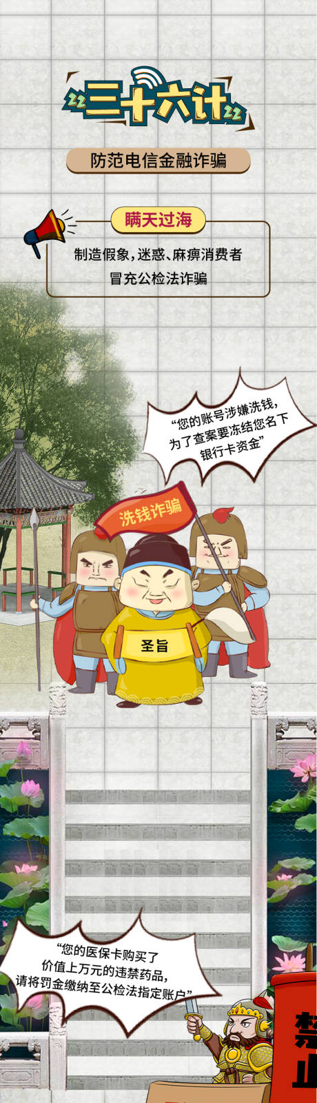 源文件下载【享设计】搜索编号：81320016340258960【电信诈骗长图】