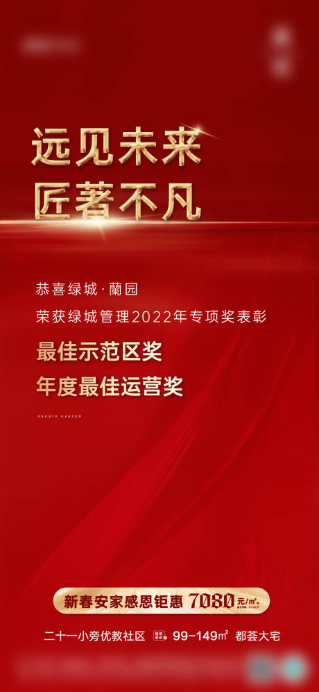 编号：20230405013855848【享设计】源文件下载-地产荣誉海报