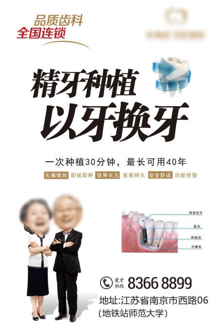 源文件下载【种植牙海报】编号：77390015934402059