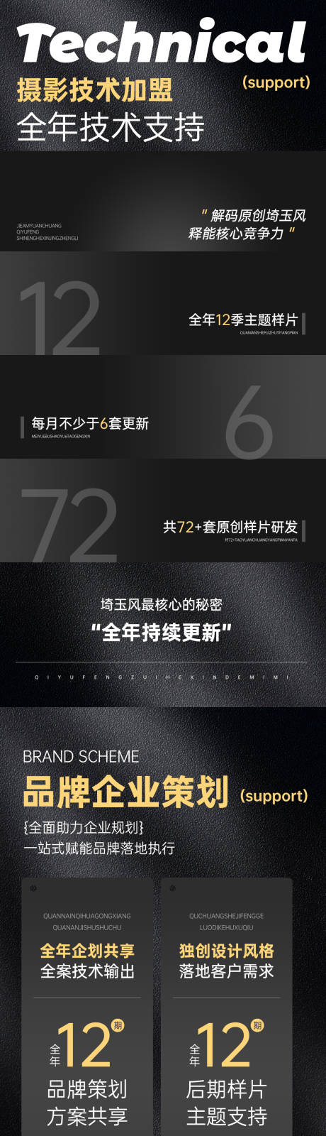 源文件下载【黑色造势宣发课程预热系列招商文字海报】编号：66240015842499408