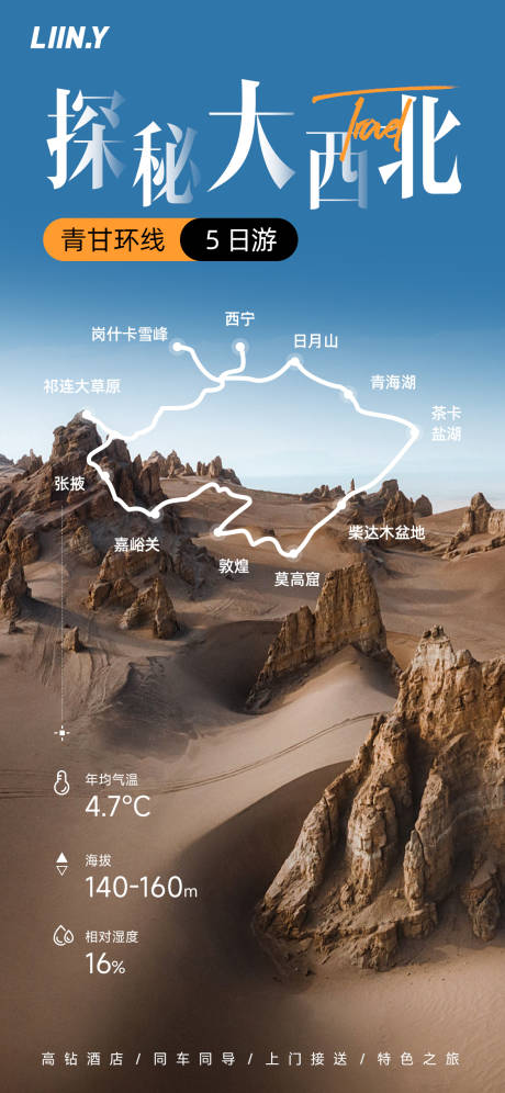 源文件下載【探秘大西北海報】編號：10640015874498837