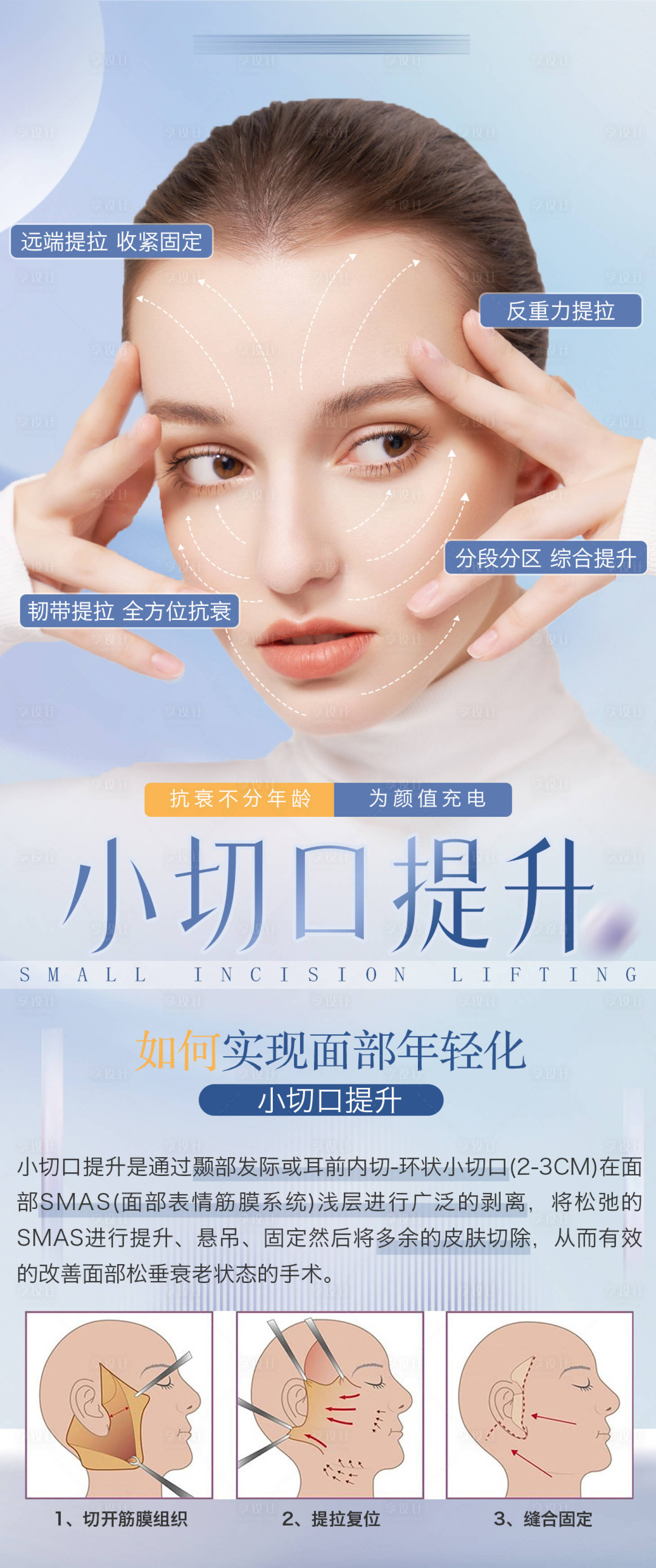 源文件下載【享設計】搜索編號：62360015858867895【小切口提升醫美海報】