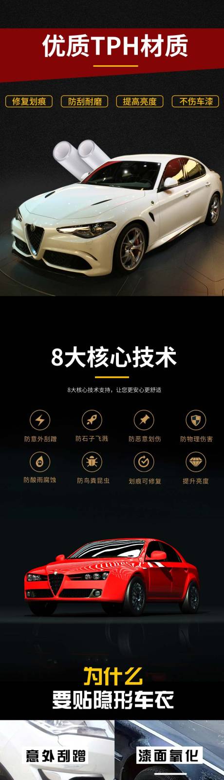源文件下载【享设计】搜索编号：97550016367068394【汽车隐形车衣详情页】