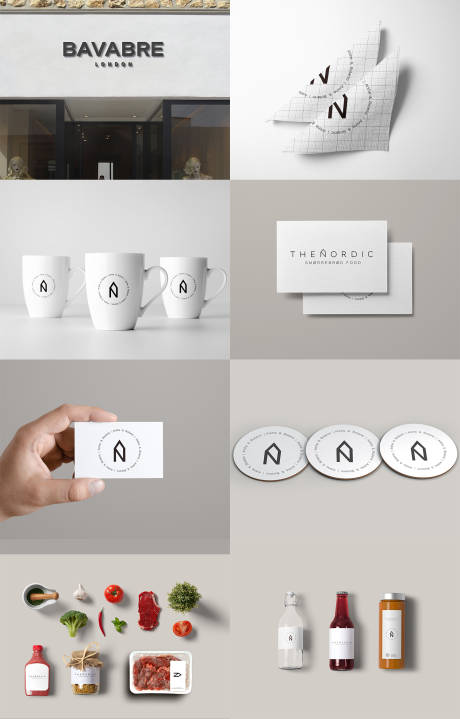 源文件下载【高端西餐厅用品样机LOGO展示贴图】编号：97160016179804039