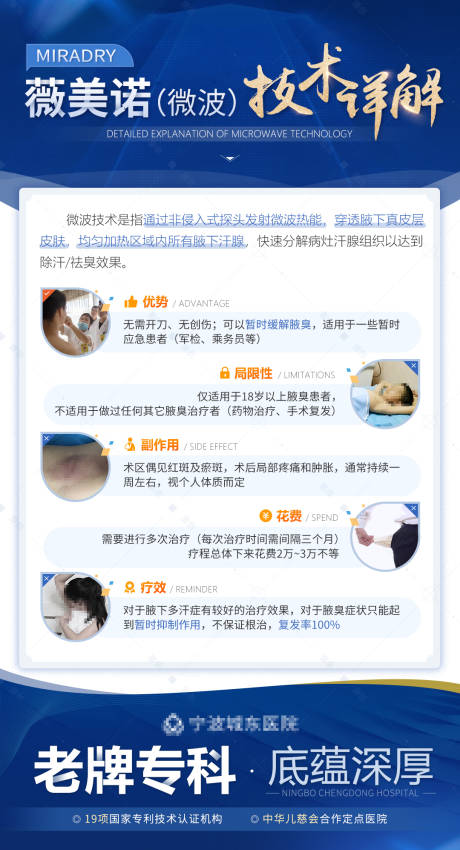源文件下載【享設計】搜索編號：58450004634764945【微針技術治療腋臭詳解醫療海報】
