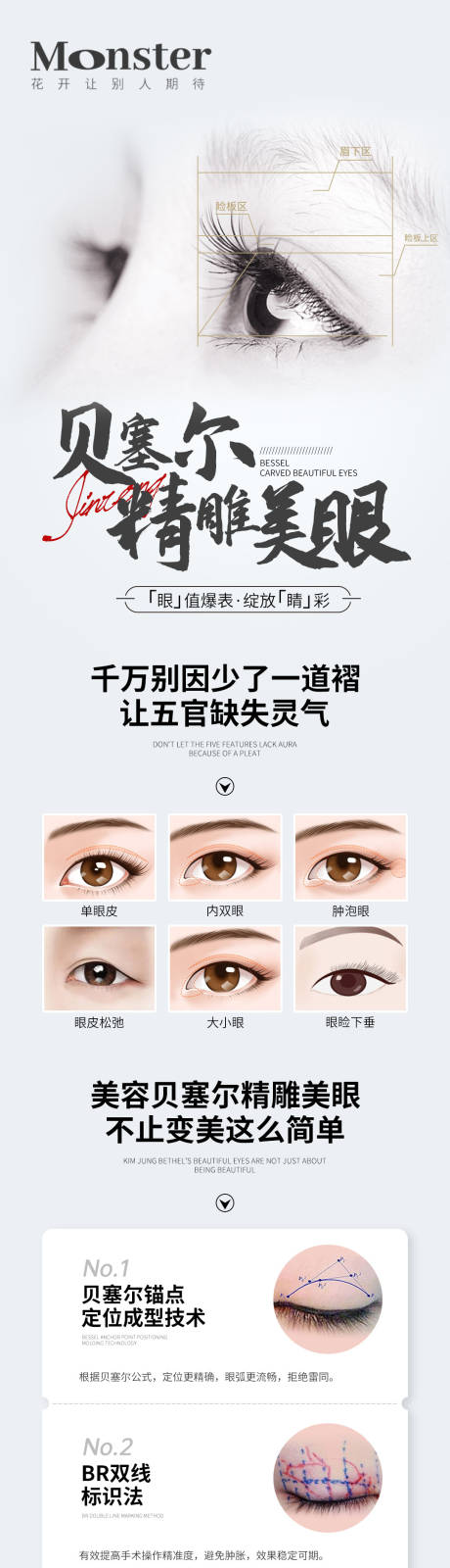 源文件下载【医美贝塞尔重睑专题设计】编号：88750015939131203