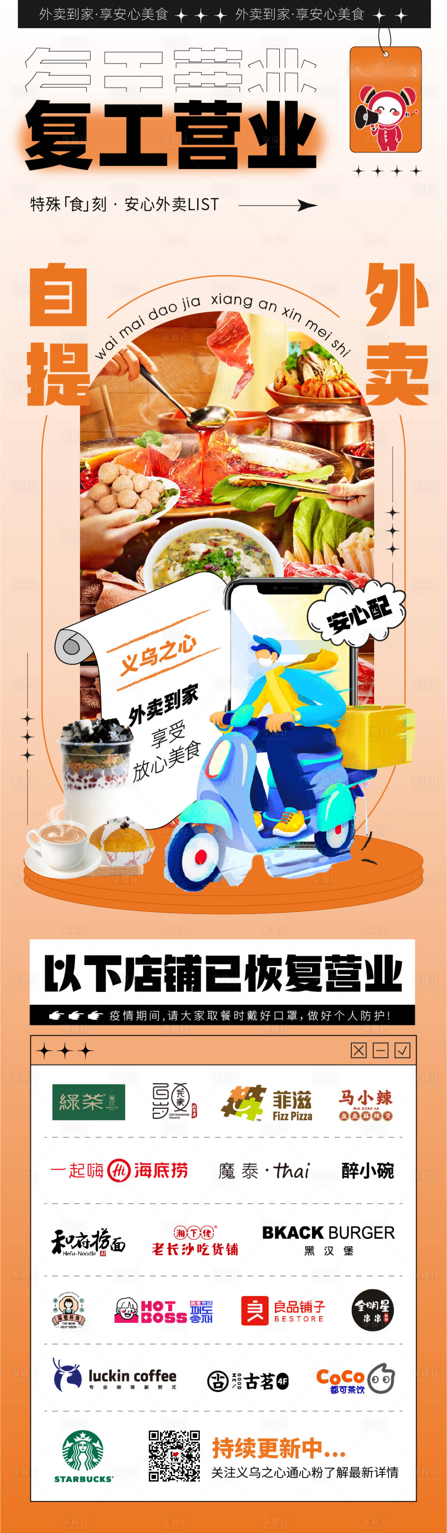 源文件下載【享設計】搜索編號：78440016231461786【復工營業長圖海報】