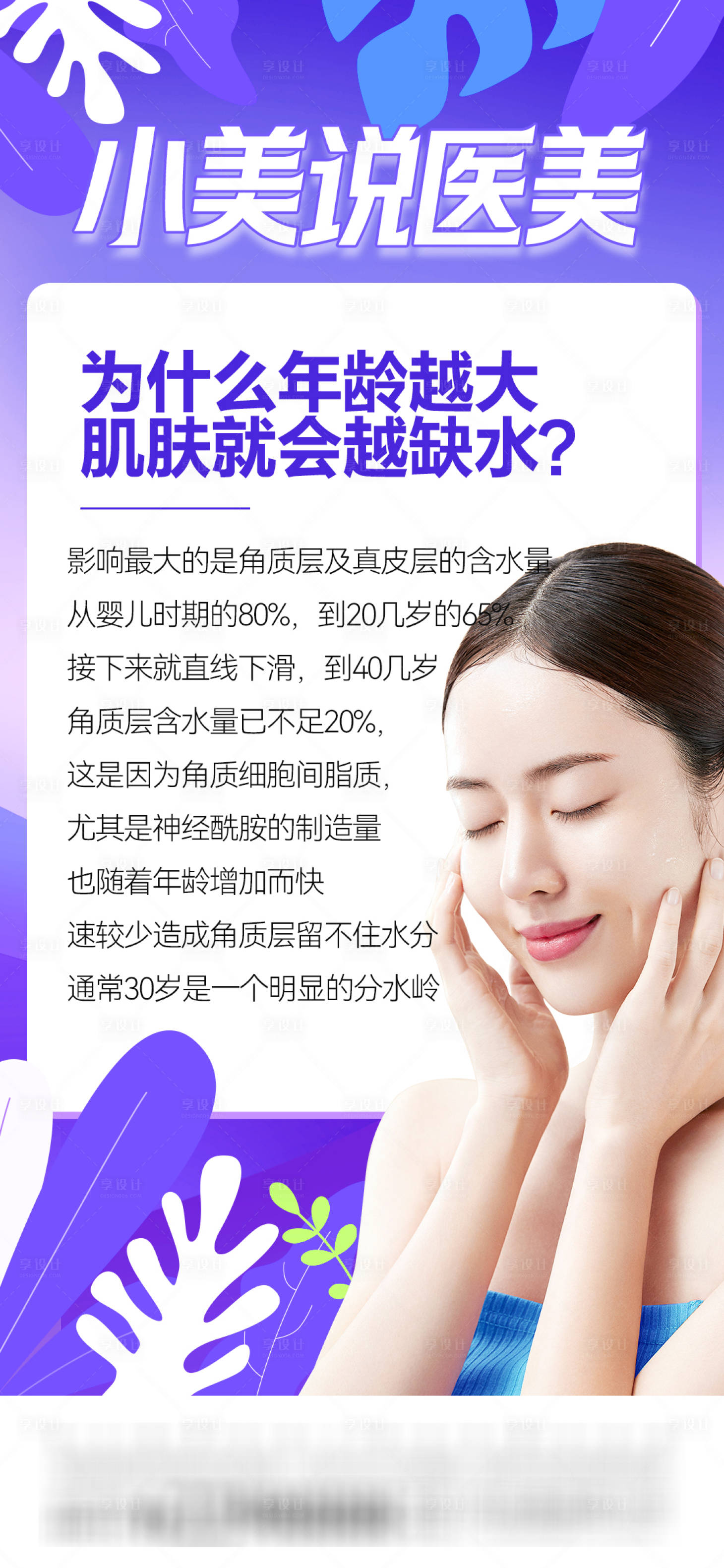 源文件下載【享設計】搜索編號：87190016344741428【醫美皮膚美容科普】