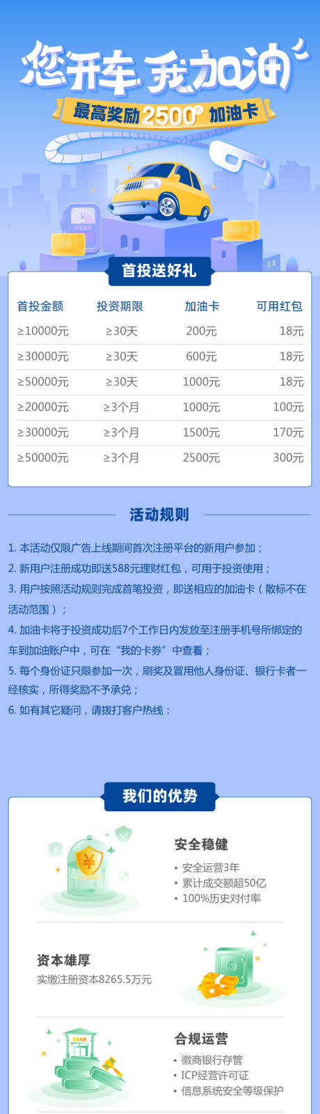 源文件下载【你开车我加油活动海报】编号：20230407113937369