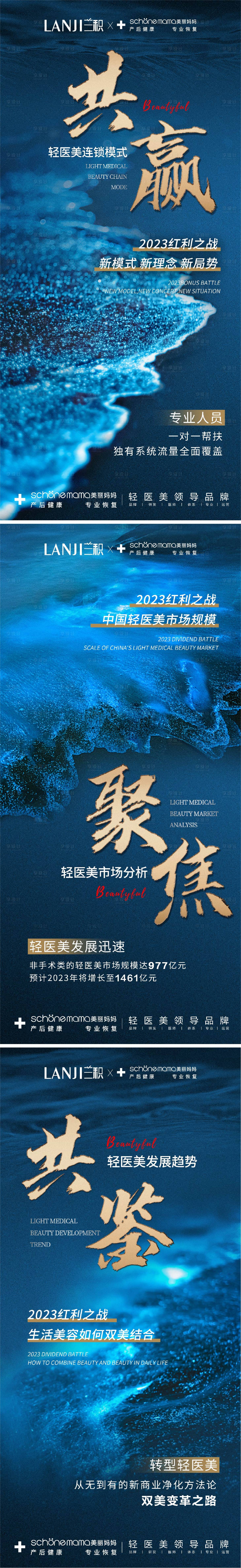 源文件下载【轻医美美业痛点造势招商势能海报】编号：73590016110649665