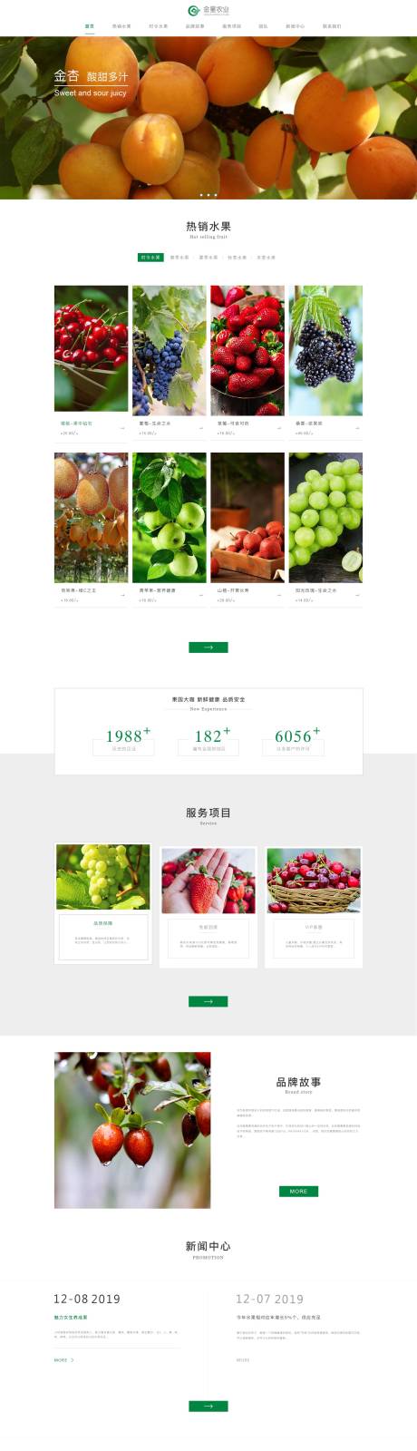 农业官方网站-源文件【享设计】