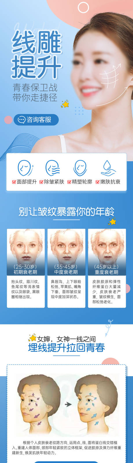 源文件下载【医美线雕提升可爱风详情页】编号：57740015846261077