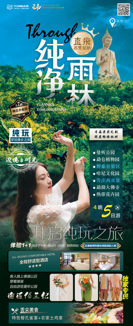 源文件下载【西双版纳旅游长图】编号：57840016037129119