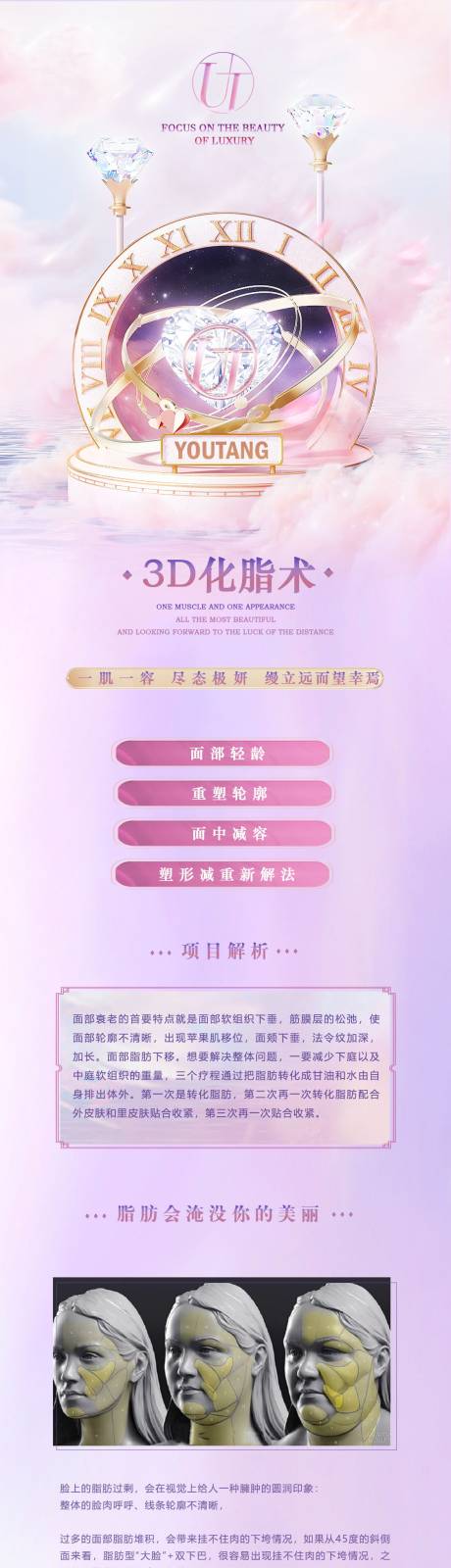 源文件下载【医美3D脂化长图海报】编号：64620016310737989