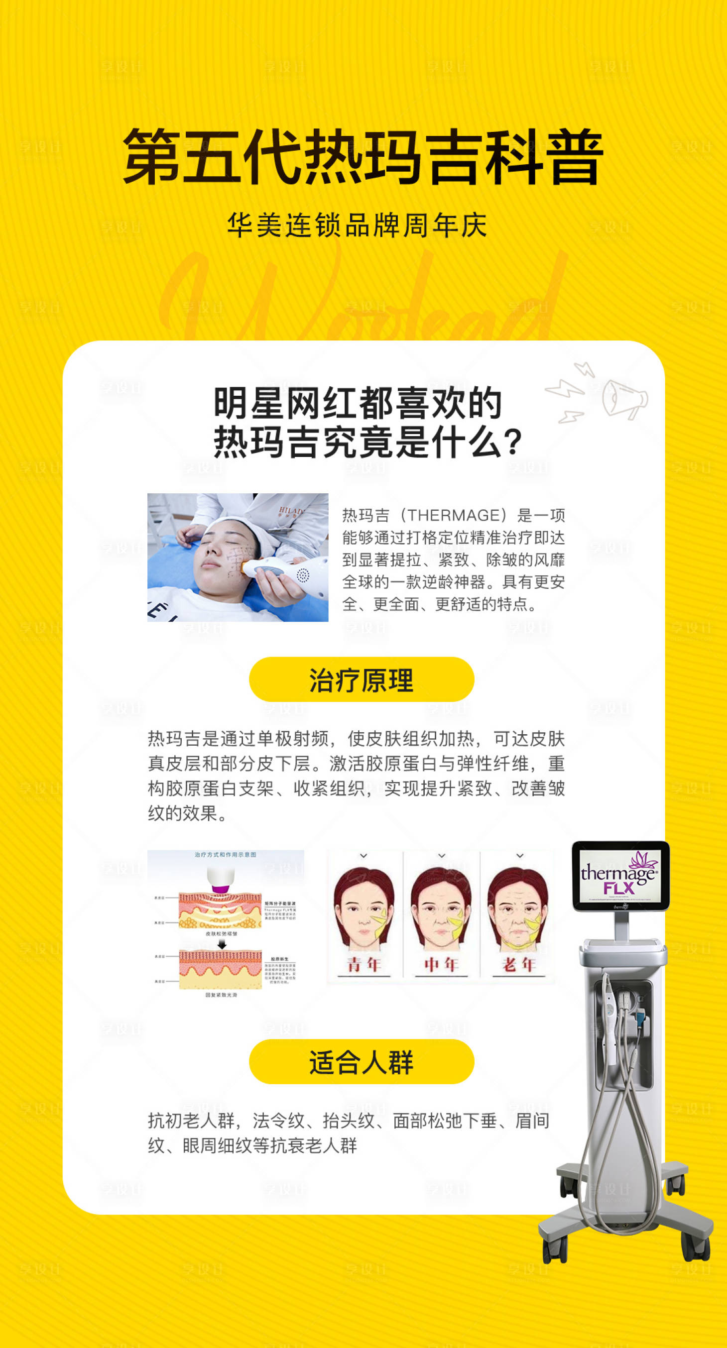 源文件下载【享设计】搜索编号：16920015845239772【医美热玛吉科普海报】