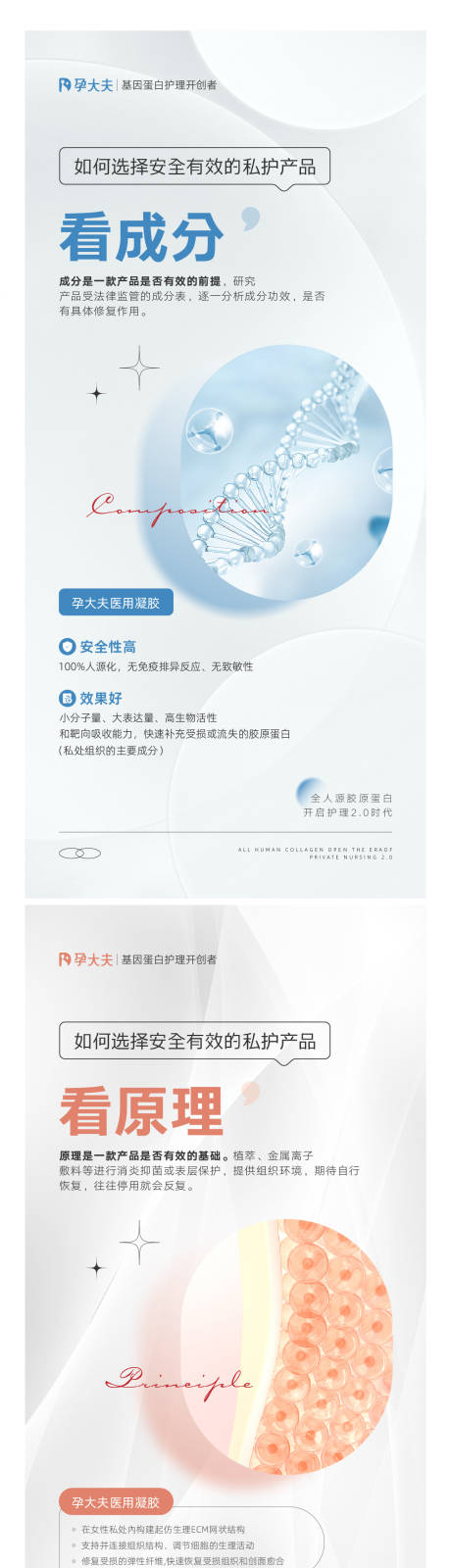 源文件下载【医美产品成分科普介绍系列海报】编号：31480016133829851