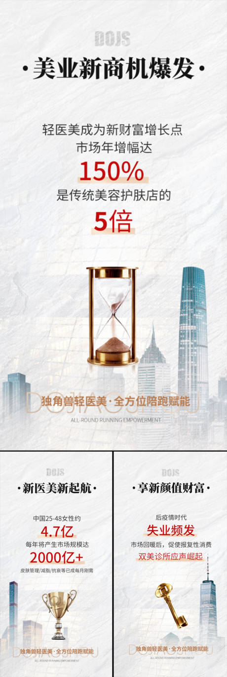 源文件下載【醫美招商造勢輕奢高端美業創業海報】編號：61440016121032214