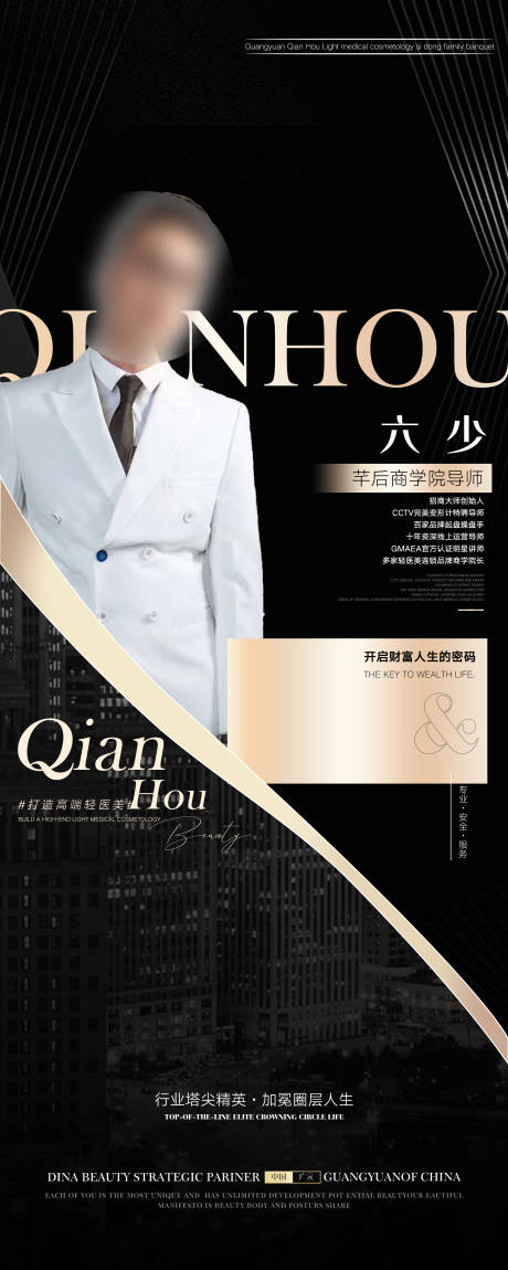 源文件下载【轻医美美业专家人物展架】编号：17930015783519107