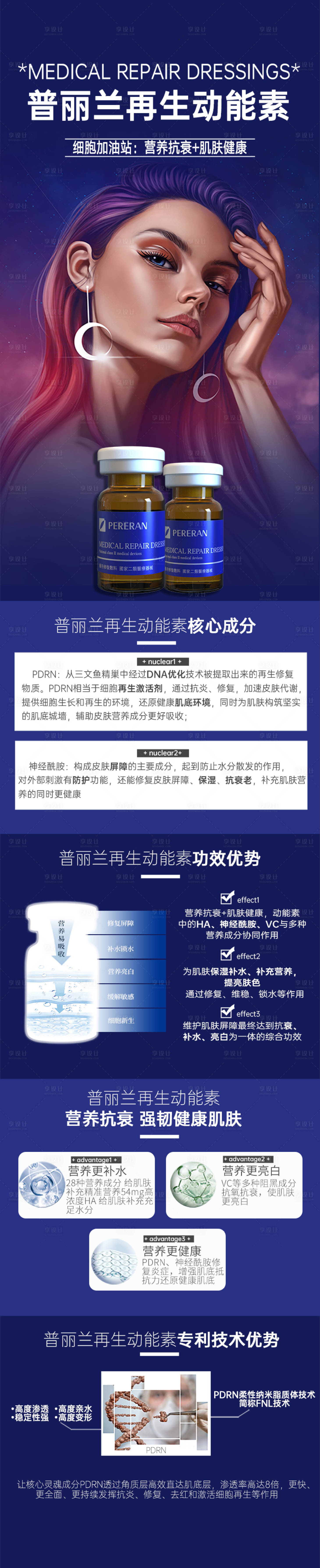 源文件下載【享設計】搜索編號：93130016009878269【醫美再生動能素長圖】