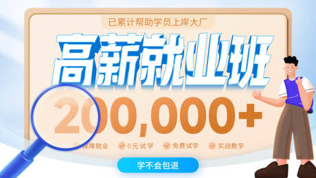 源文件下载【享设计】搜索编号：27590015972726489【教育培训海报展板】