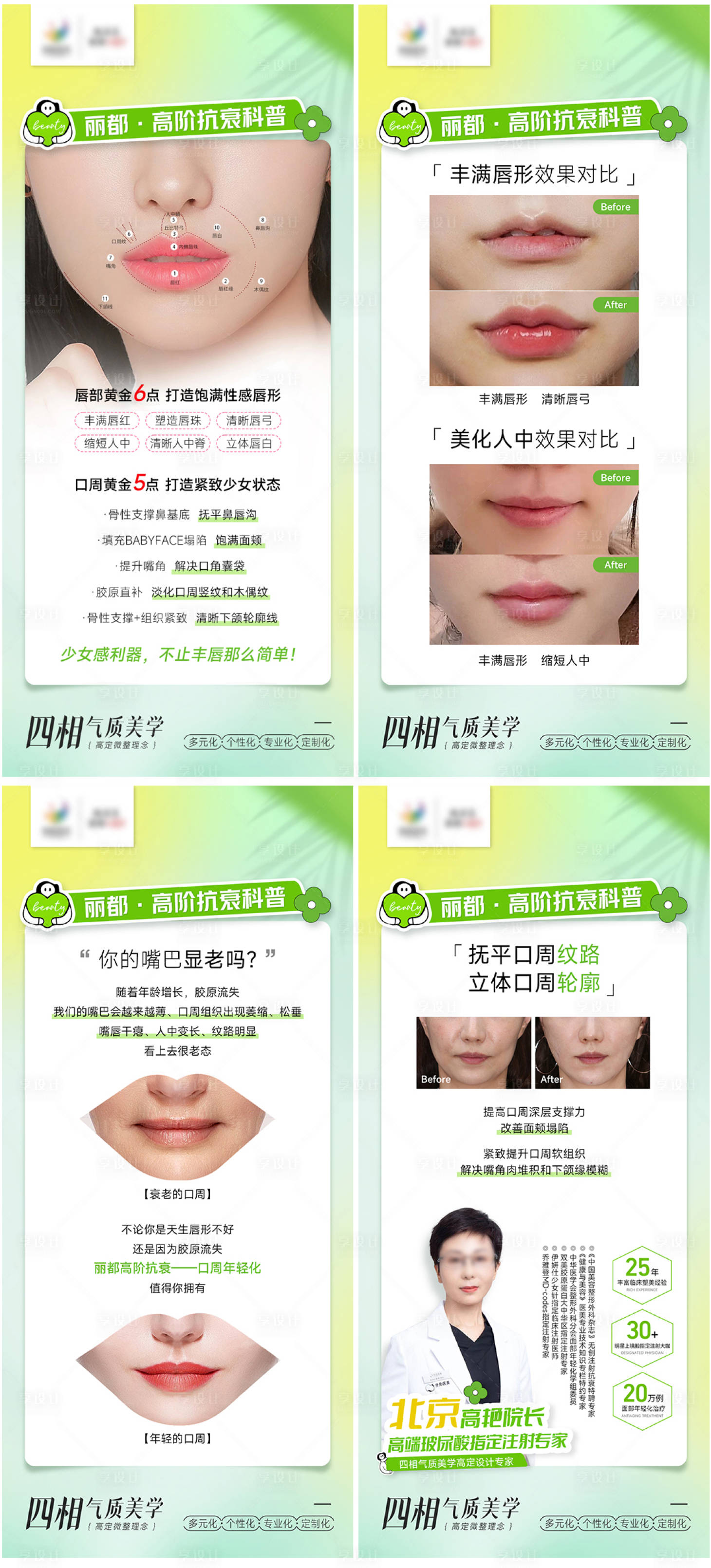 源文件下载【医美口周抗衰科普海报】编号：54430015952356770