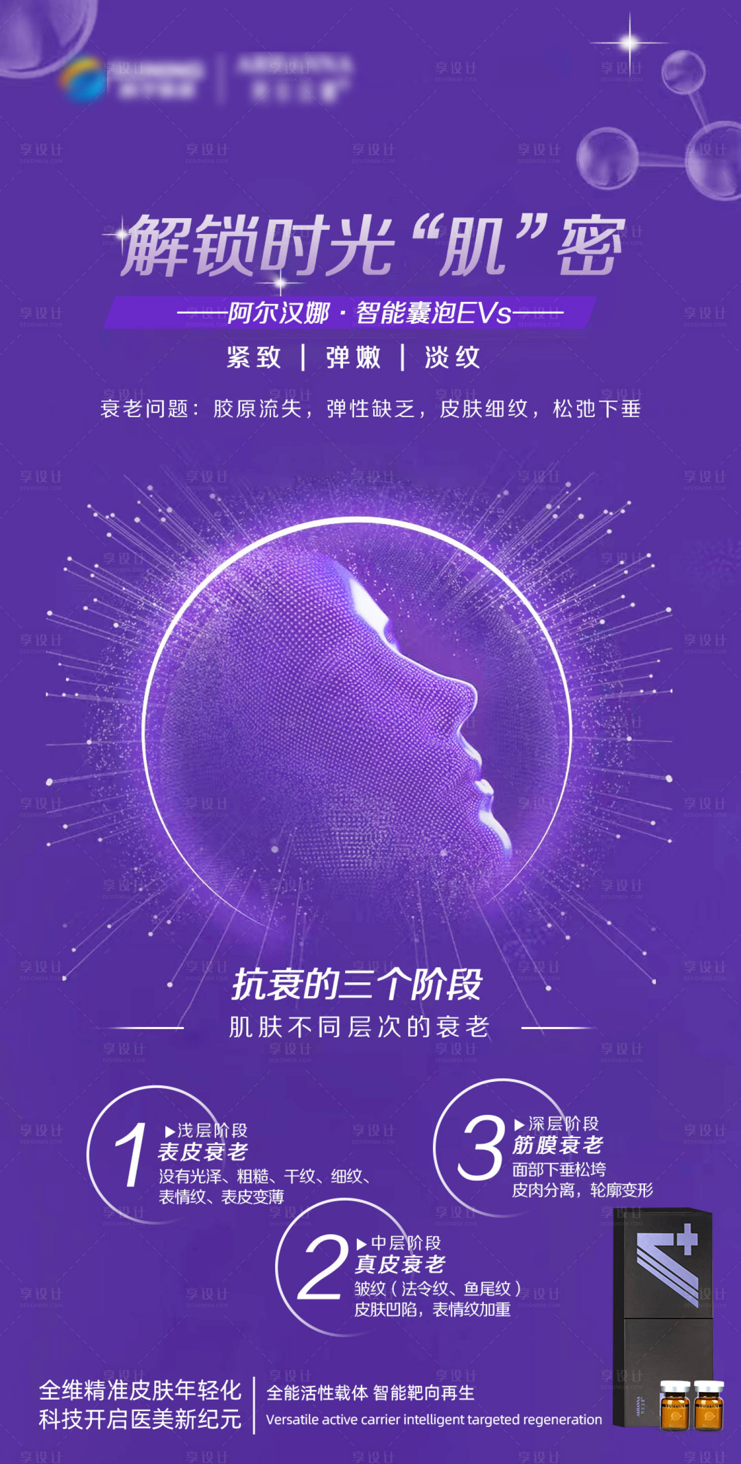 源文件下载【享设计】搜索编号：88390016209919589【医美抗衰海报】