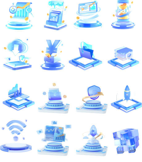 源文件下载【3d商务风元素ui设计】编号：88820016088186246