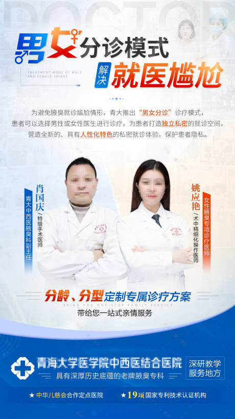 源文件下载【享设计】搜索编号：53960003970976075【男女分诊专家海报】
