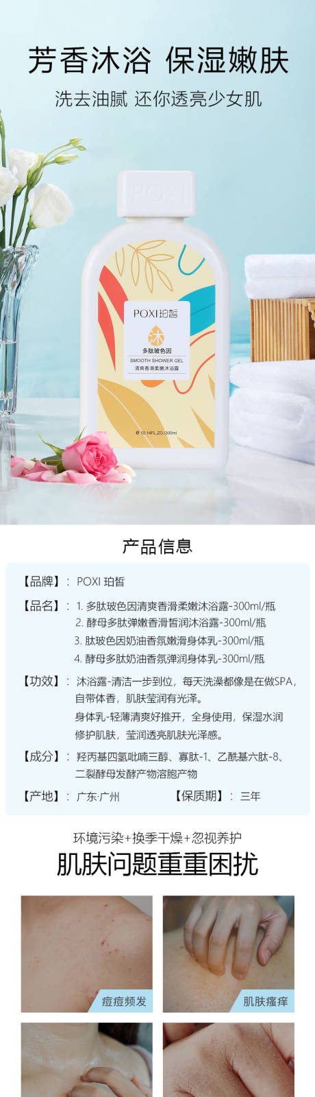 源文件下载【沐浴露+身体乳电商详情页】编号：76800016022359983