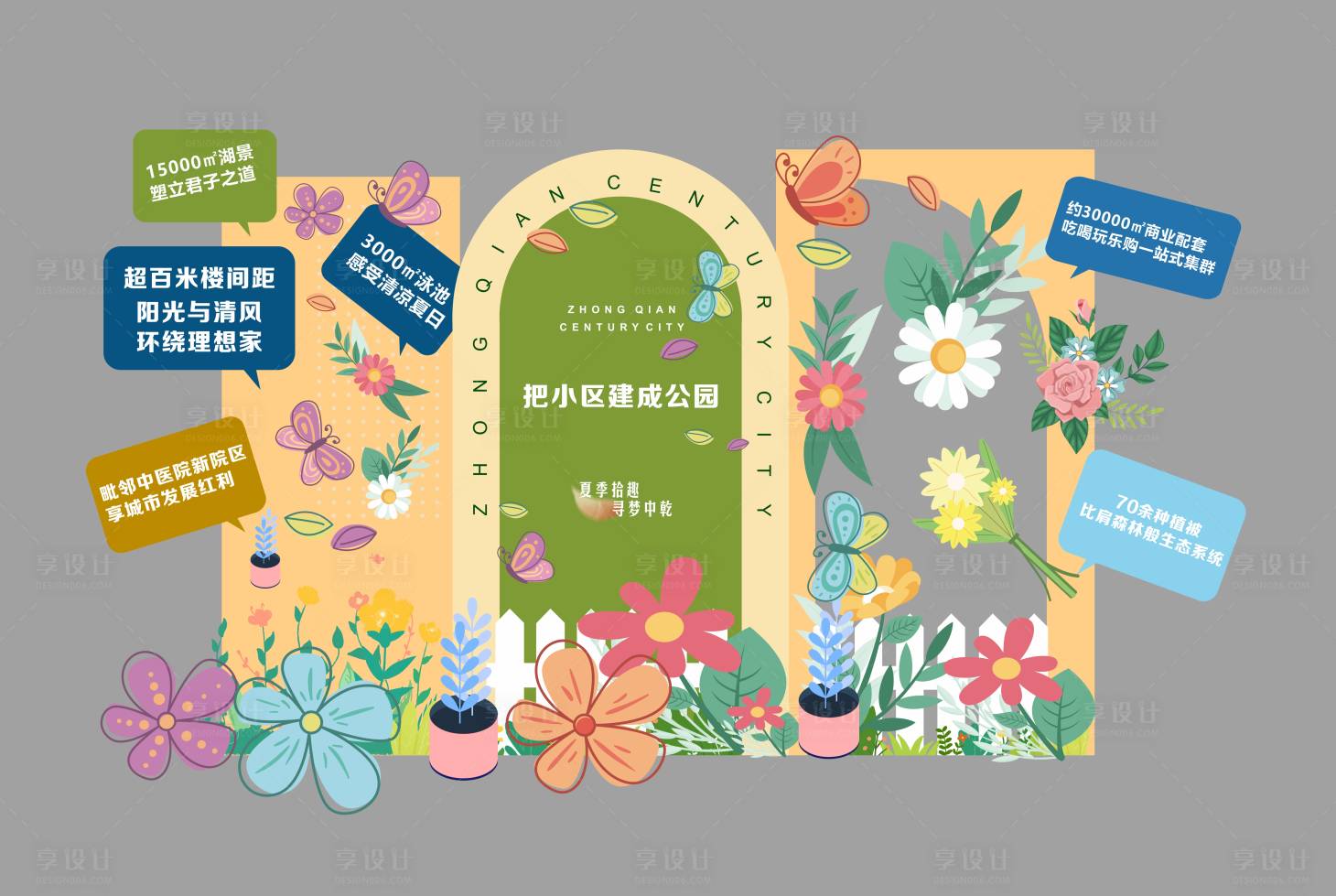 源文件下載【地產價值點美陳堆頭】編號：73270015951488318