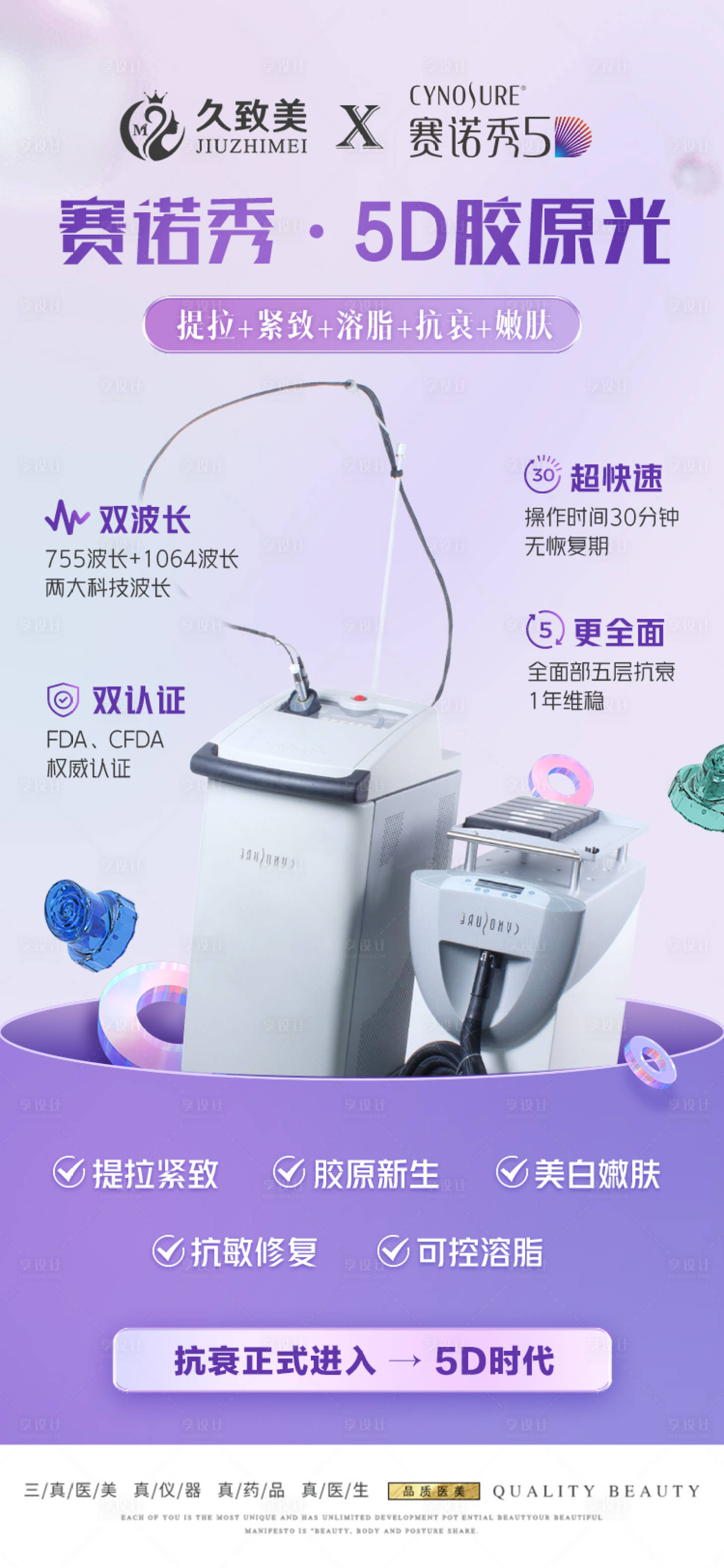 源文件下載【享設(shè)計(jì)】搜索編號(hào)：87720016029412214【醫(yī)美儀器賽諾秀活動(dòng)海報(bào)】