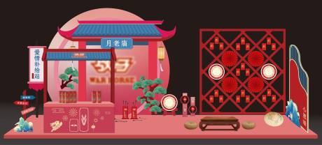 源文件下載【享設計】搜索編號：88130016327641176【國潮風美陳】